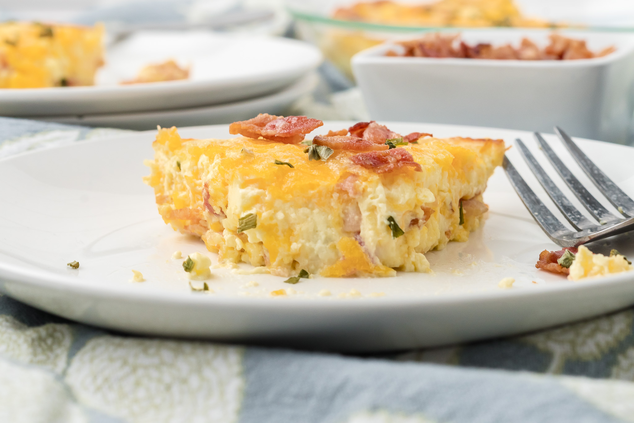 Studio Notes: Bacon & Cheese Quiche